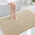 OLANLY Bathroom Rugs 47x32, Extra Soft Absorbent Chenille Bath Rugs, Rubber by OLANLY