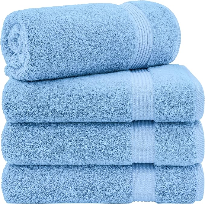Cotton Paradise 4 Piece Turkish Bath Towels by UNITEDHOMETEXTILE
