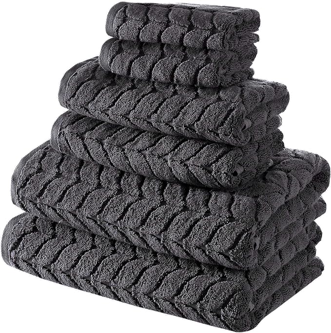 BAGNO MILANO Turkish Bath Towels, Soft Plush Jacquard Luxury Bath Towels by BagnoMilanoLuxurySoftness