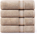 LANE LINEN 100% Cotton Bath Towels Set of 4 by LaneLinen