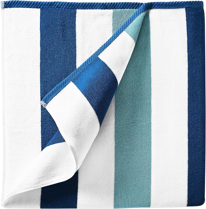 Laguna Beach Textile Co. Striped Cabana Beach Towel by LagunaBeachTextileCompany