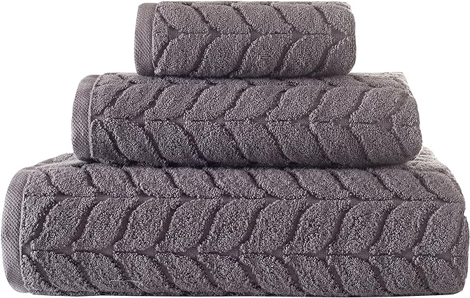 BAGNO MILANO Turkish Bath Towels, Soft Plush Jacquard Luxury Bath Towels by BagnoMilanoLuxurySoftness