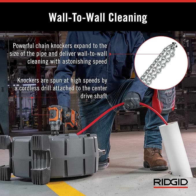RIDGID 64273 Model K9-204 FlexShaft Drain Cleaning Machine Kit - Image 5