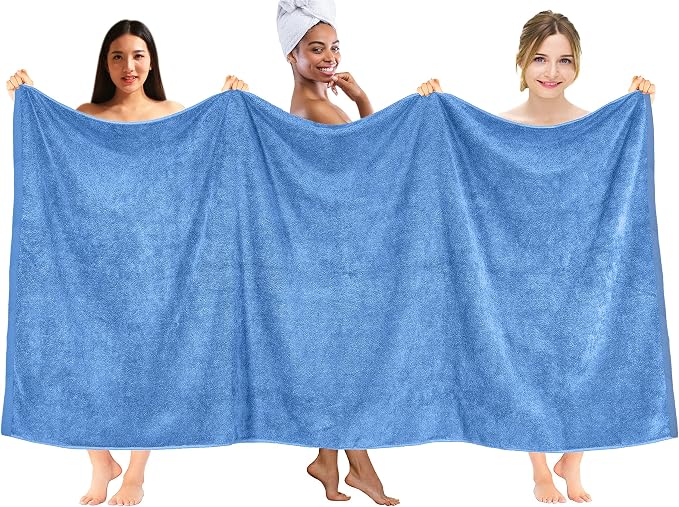 DAN RIVER Pack of 1 Bath Sheet 40x80 Inches, Luxury Bath Towel Set, Extra Large - Image 2