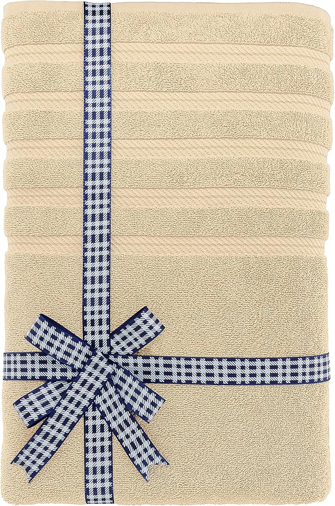 American Soft Linen 35x70 Jumbo Large Bath Towels, 600 GSM 100% Cotton Turkish - Image 4