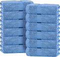 White Classic Light Blue Hand Towels by WhiteClassic