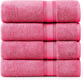 LANE LINEN 100% Cotton Large Bath Towels Set of 4 by LaneLinen