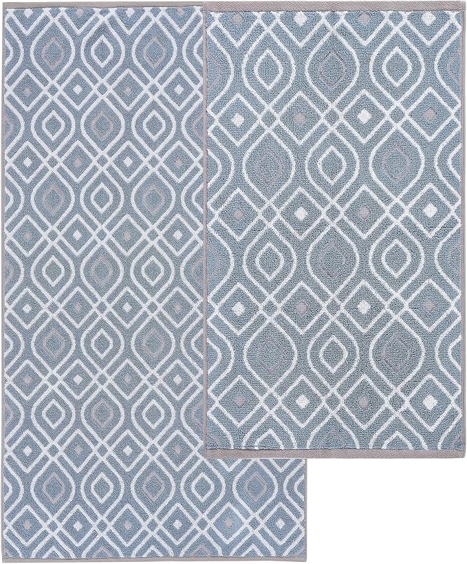 Modern Threads Oxford 6-Piece 100% Cotton Towel Set – Yarn Dyed Jacquard & - Image 5