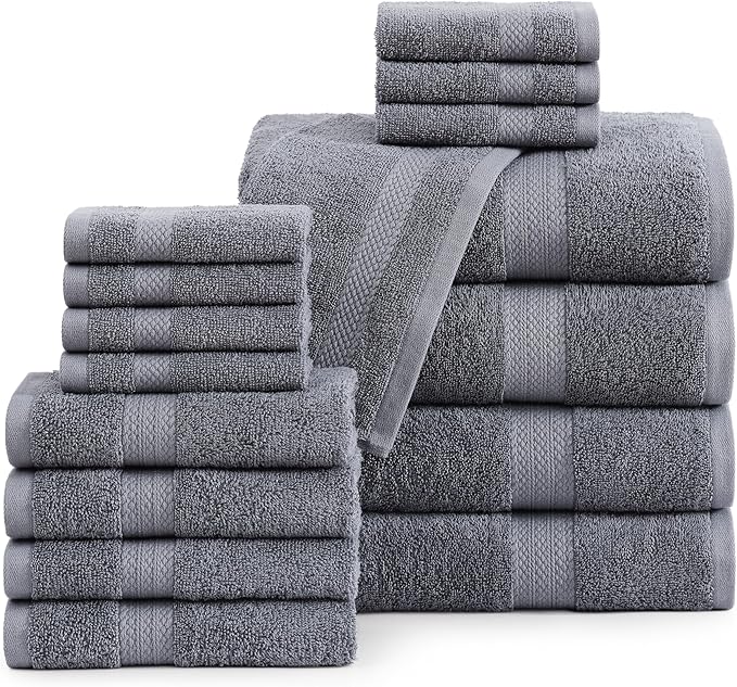 LANE LINEN 100% Cotton Luxury Bath Towel Set by LaneLinen