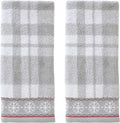 SKL Home Winter/Christmas Whistler Plaid Hand Towel 2pc Set by SKLHomebySaturdayKnightLtd