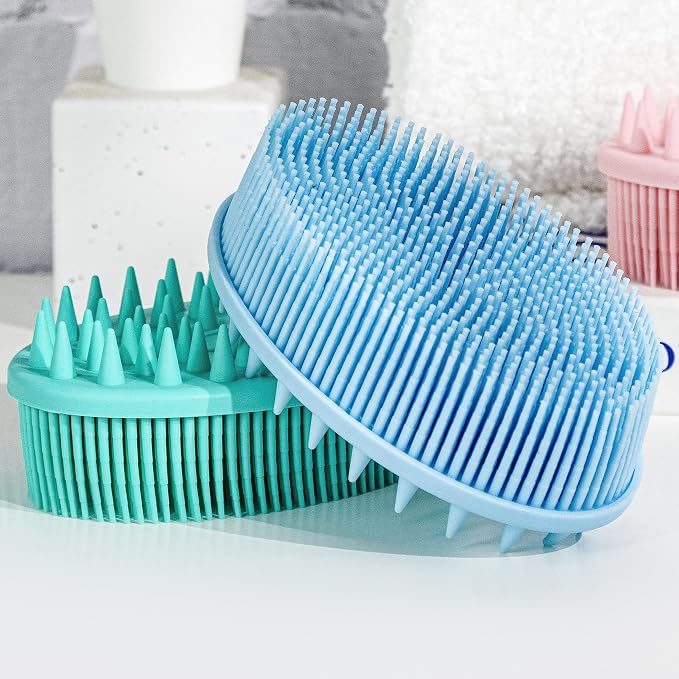 Premium Sensory Brush for Kids or Autism, Soft Silicone Body Scrubber, 2 in 1 by PENEPICO-SIMPLELIFE