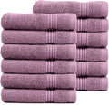 EastNBlue Lara 100% Turkish Cotton Washcloths 12 Pack, Extra Soft & Absorbent by EastNBlue