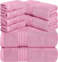 Utopia Towels 8 Piece Premium Towel Set, 2 Bath, 2 Hand, and 4 Washcloths by UTOPIATOWELS