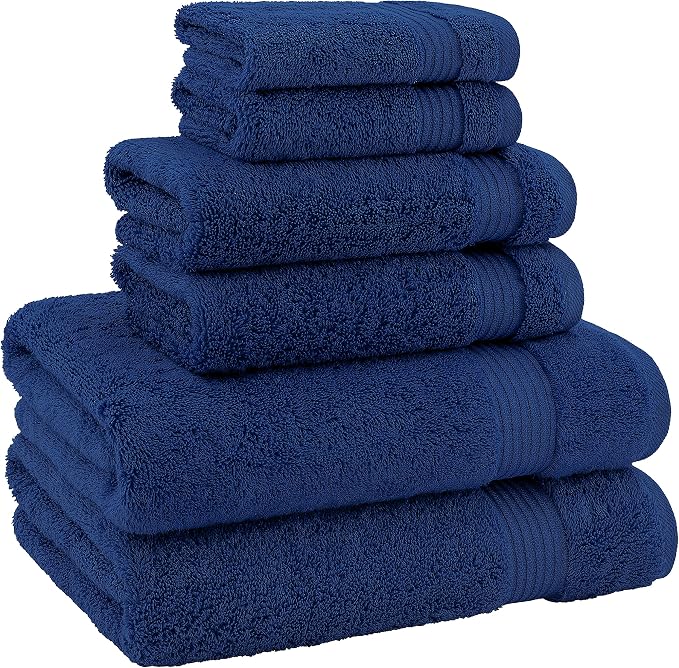 American Veteran 100% Cotton Turkish 6 Piece Luxury Towel Set - Image 5