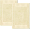 White Classic Luxury Bath Mat Floor Towel Set by WhiteClassic