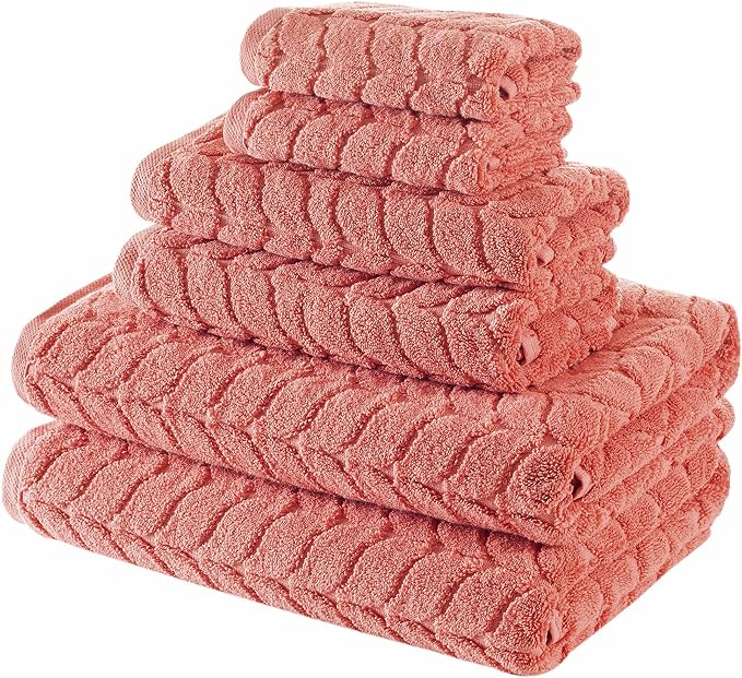 BAGNO MILANO Turkish Bath Towels, Soft Plush Jacquard Luxury Bath Towels by BagnoMilanoLuxurySoftness