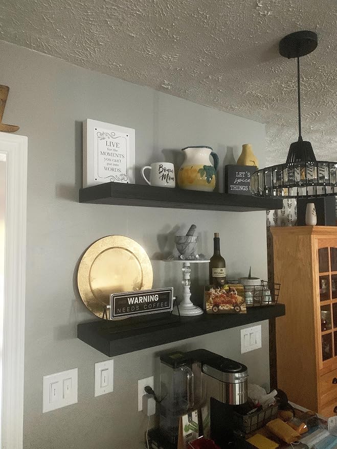 joelsantiques 42 Inch Wooden Floating Shelves - Image 7
