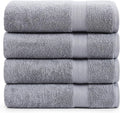 LANE LINEN 100% Pure Cotton Bath Sheets Set of 4 by LaneLinen
