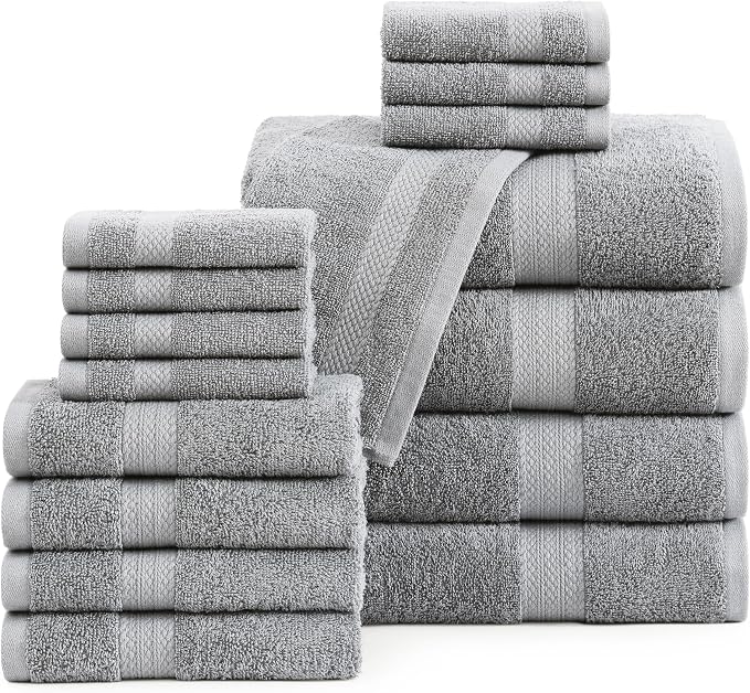 LANE LINEN 100% Cotton Luxury Bathroom Towel Set by LaneLinen