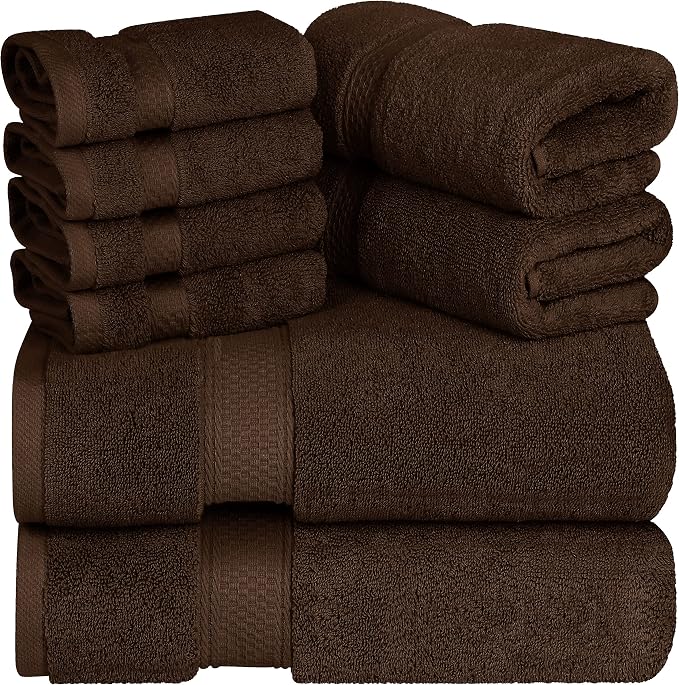 Utopia Towels - Premium Towel Set, Light Brown - 2 Bath Towels, 2 Hand Towels by UTOPIATOWELS