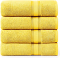LANE LINEN 100% Cotton Bath Towels Pack of 4 by LaneLinen
